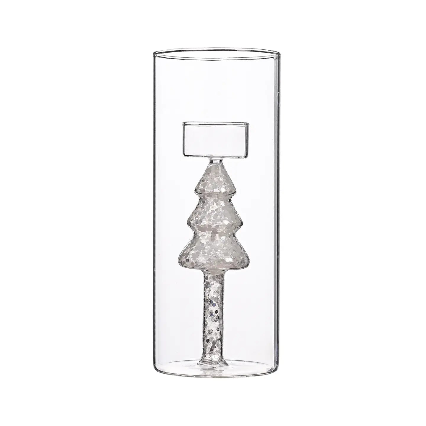 Photophore 3D Sapin Blanc