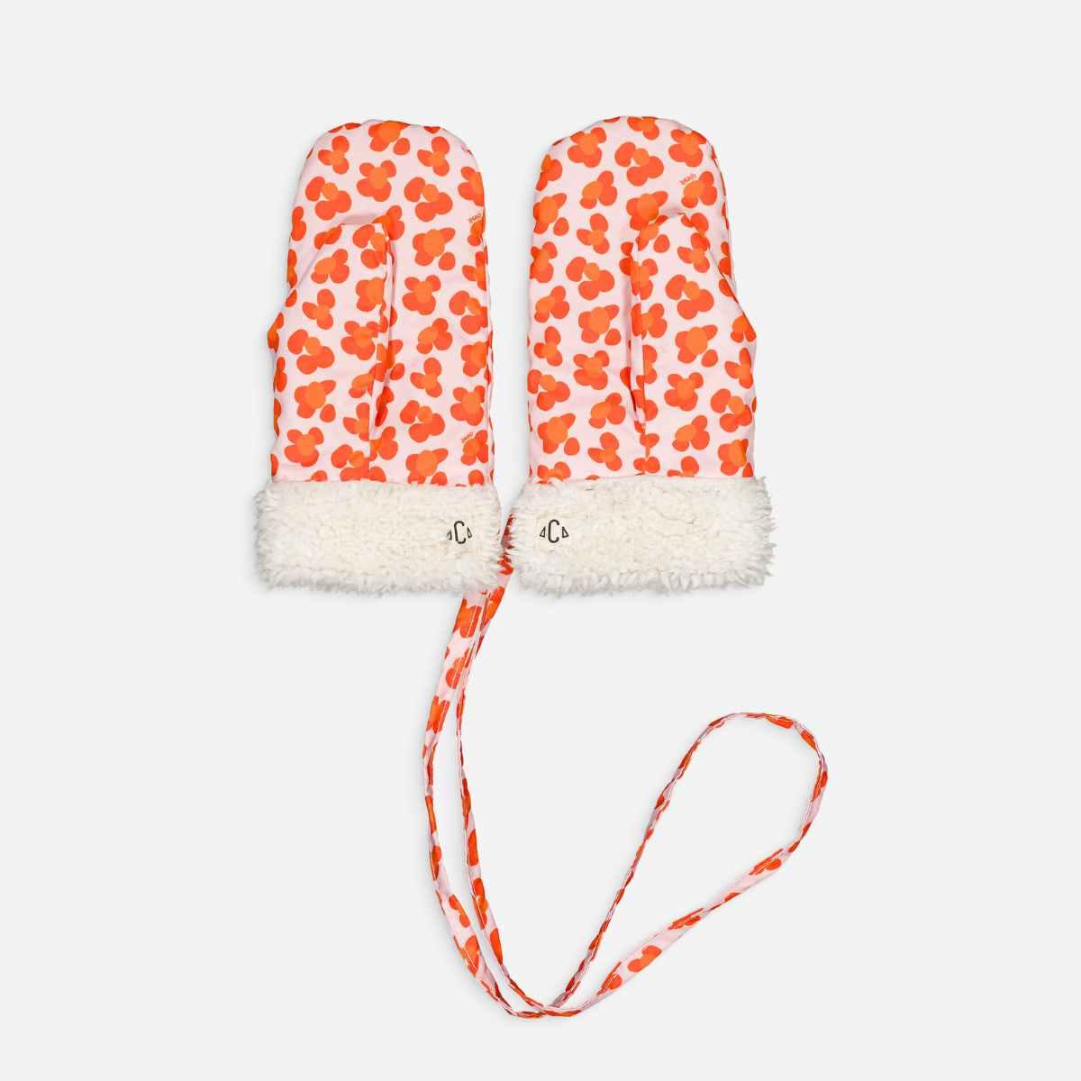 Moufles Imperméable Fleurs Léo Enfant