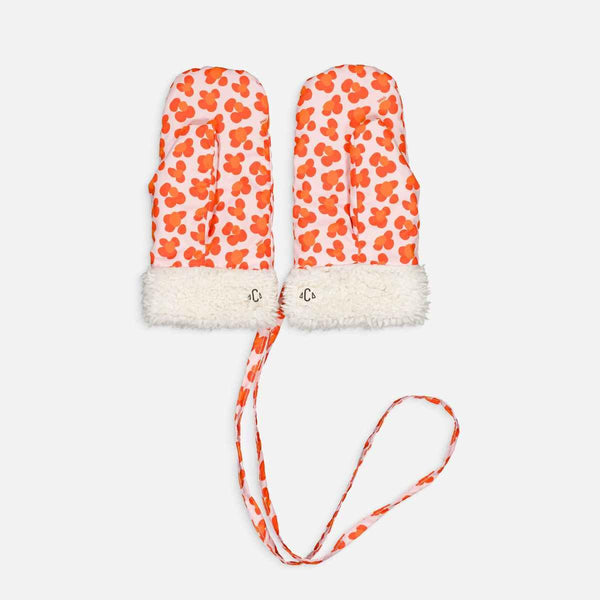 Moufles Imperméable Fleurs Léo Enfant