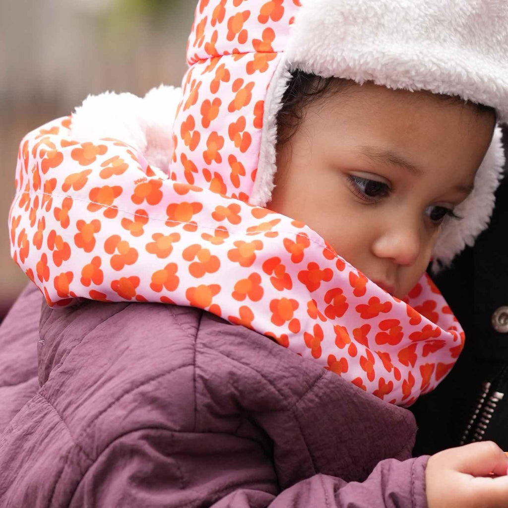 Snood Imperméable Fleurs Léo Enfant