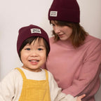 Bonnet Petit Amour Bordeaux Enfant