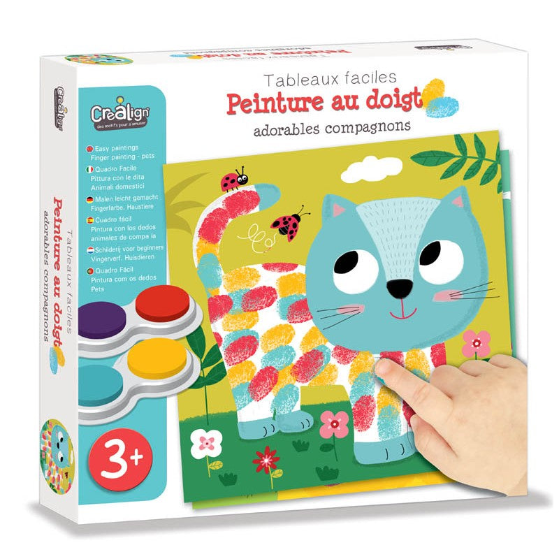 Peinture au doigt "Adorables compagnons"