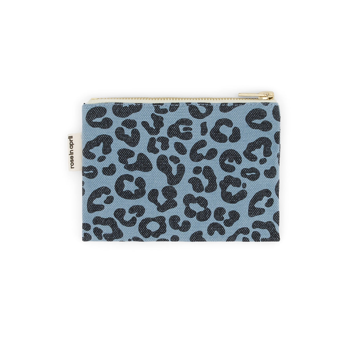 Porte-monnaie Marie Léopard Bleu