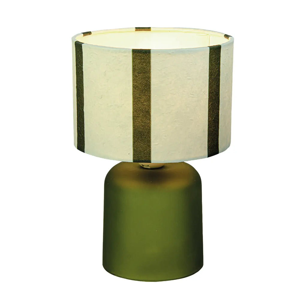 Lampe LED Déco Rayures Kaki