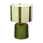 Lampe LED Déco Rayures Kaki