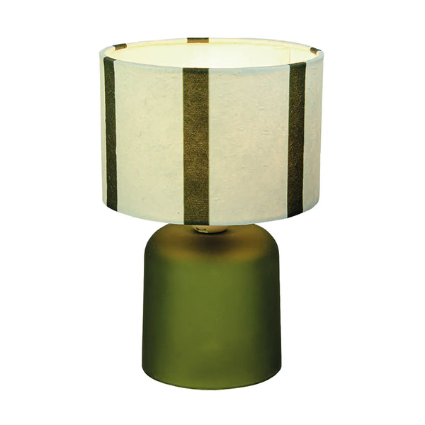 Lampe LED Déco Rayures Kaki