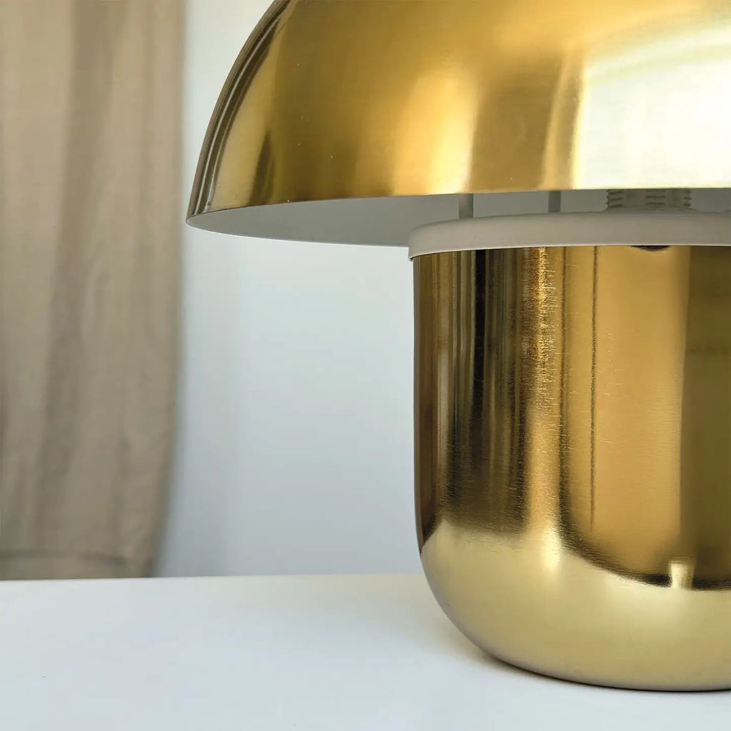 Petite Lampe Champi Doré