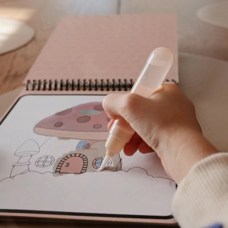 Livret Coloriage réutilisable (Rose)