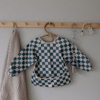 Bavoir Manche Longue Damier