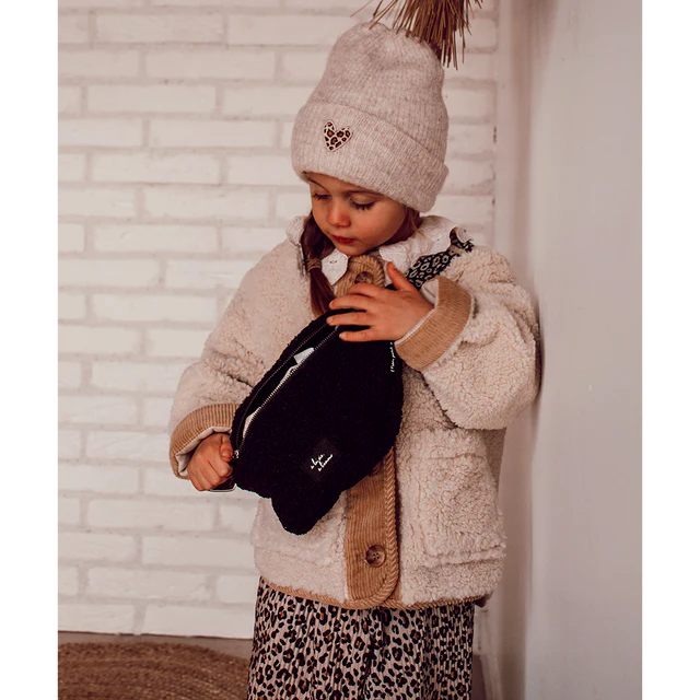 Sac Banane Moumoute Noir Enfant