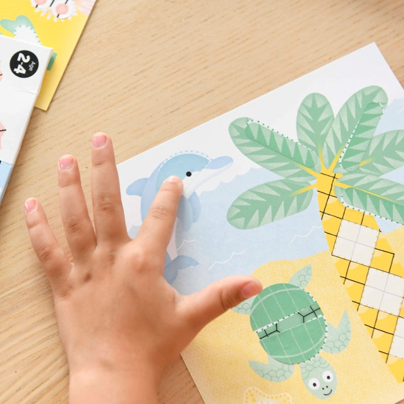 Carte Stickers Océan