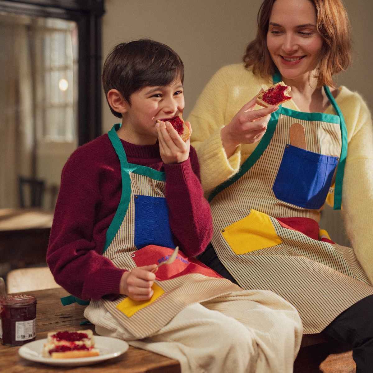 Tablier Peace and Cookie Enfant