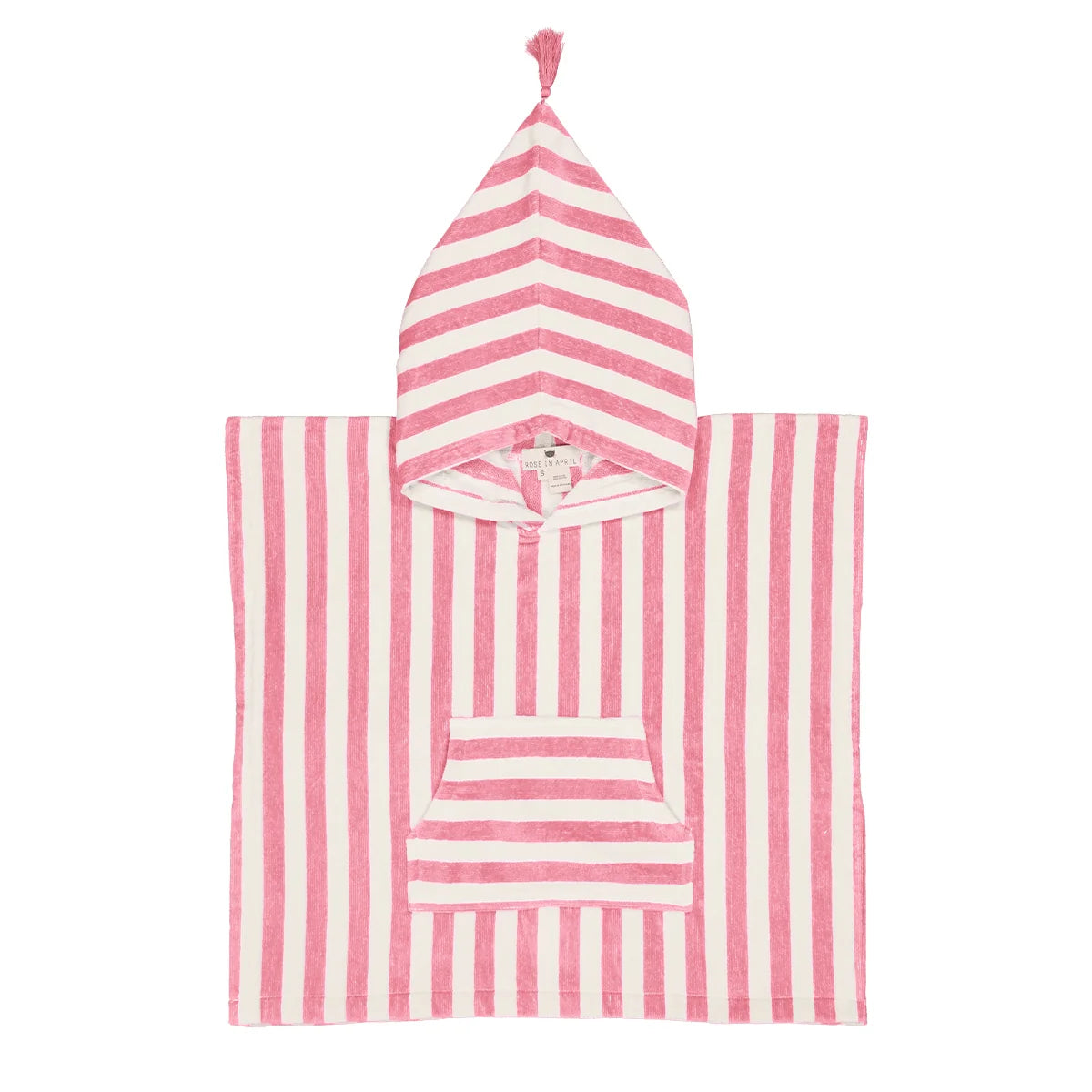 Ponchos de Bain Rose Foncé 4/6 ans