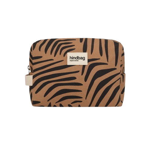 Trousse de toilette Zèbre Cannelle
