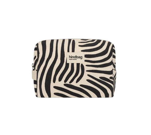 Trousse de toilette Zèbre Écru