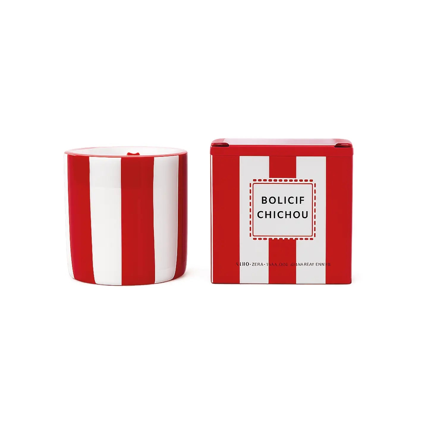 Bougie chichou rouge ambre