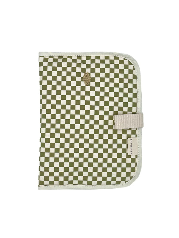 Protège carnet de santé Damier