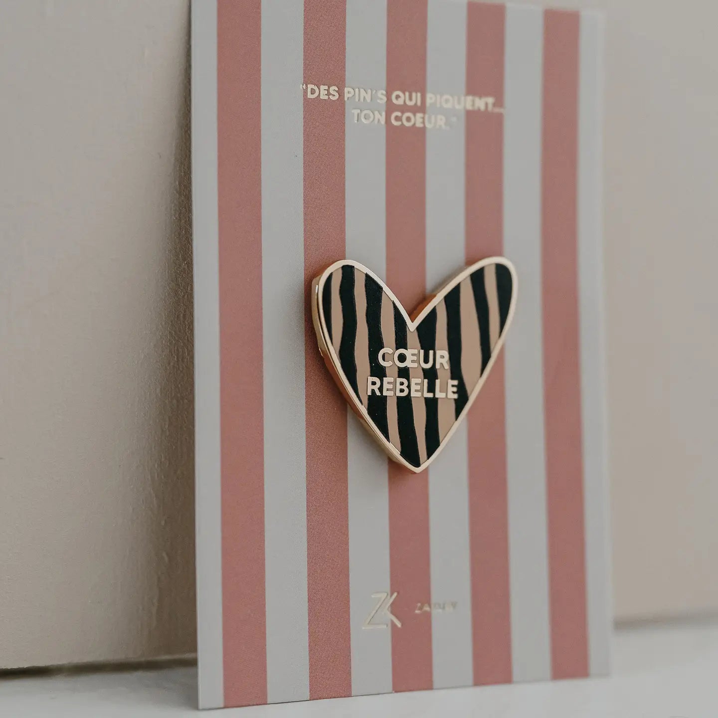 Pin's Coeur Rebelle