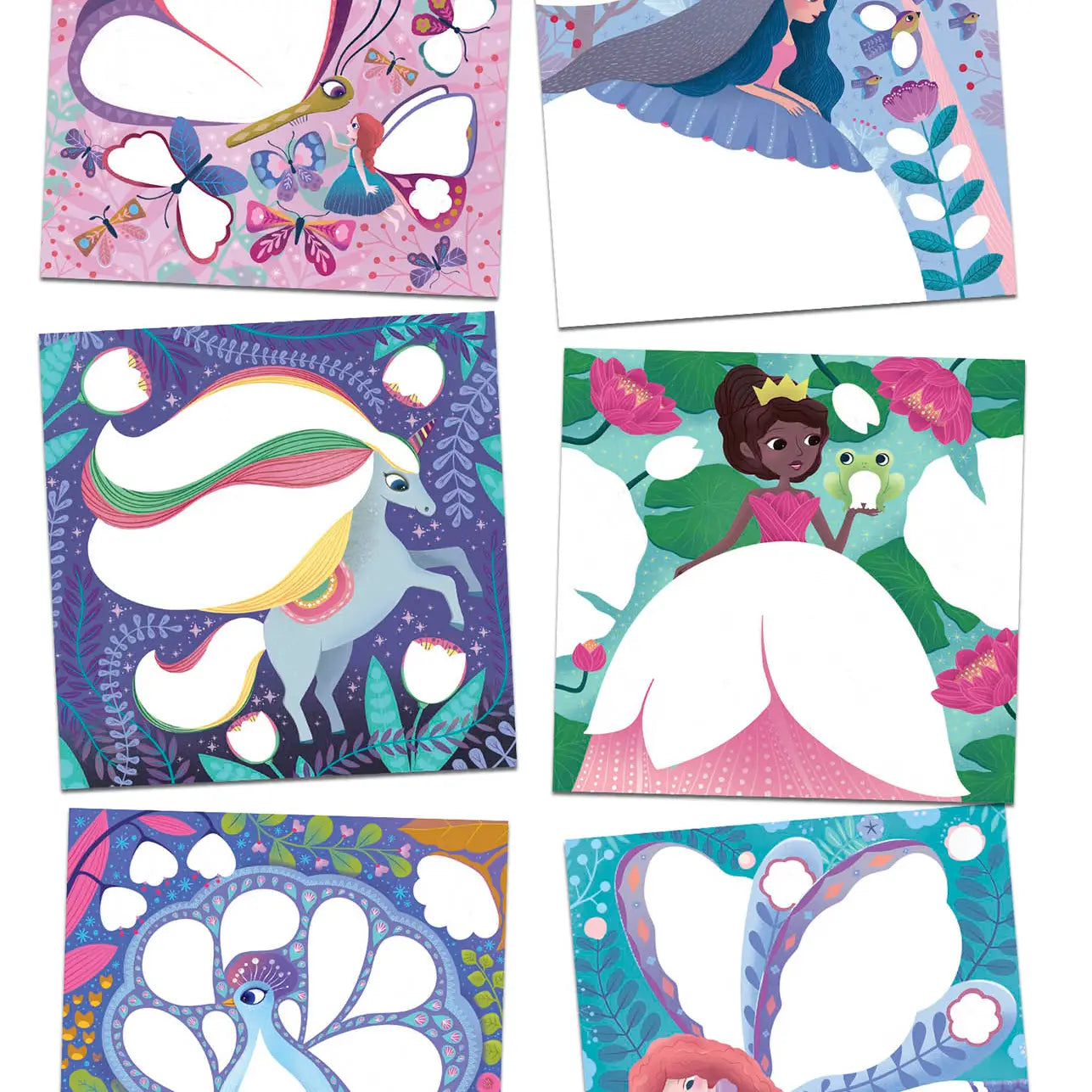 Peinture au doigt "Monde féérique"