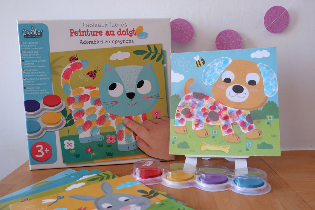 Peinture au doigt "Adorables compagnons"