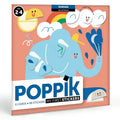 Carte stickers Les Animaux