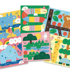 Carte stickers Les Animaux