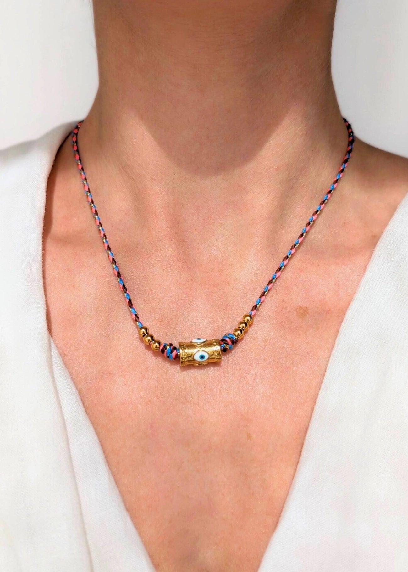 Bijou INDI Collier/bracelet Brun-Rose