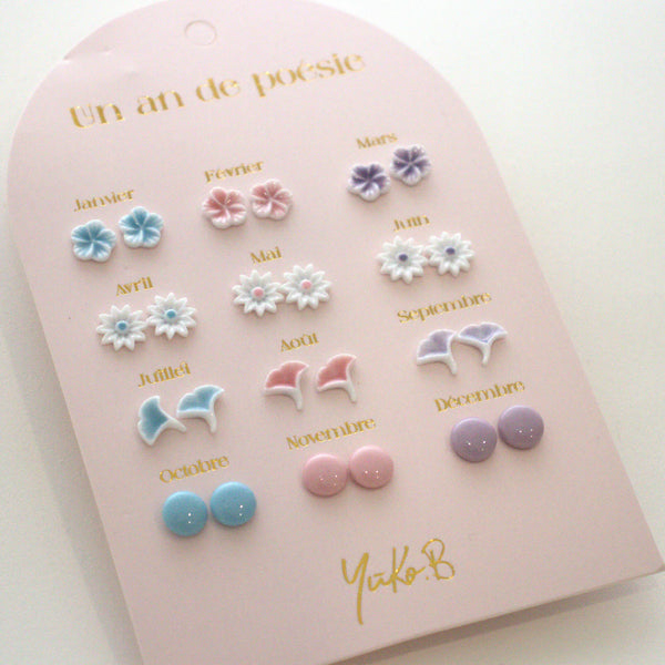 Boucles d’oreilles fleurs