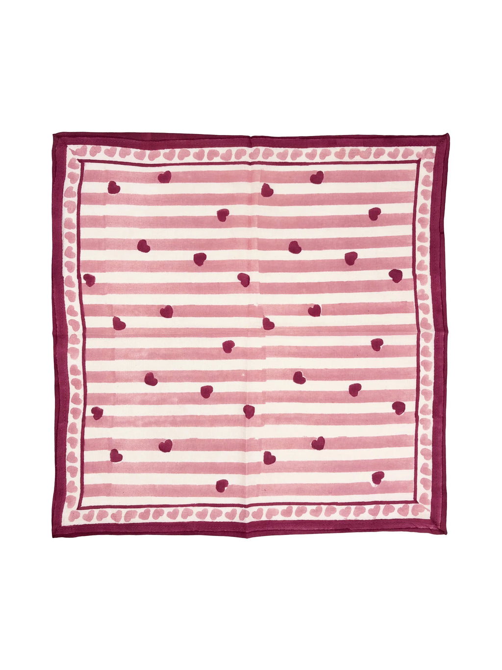 Grand Foulard Rose
