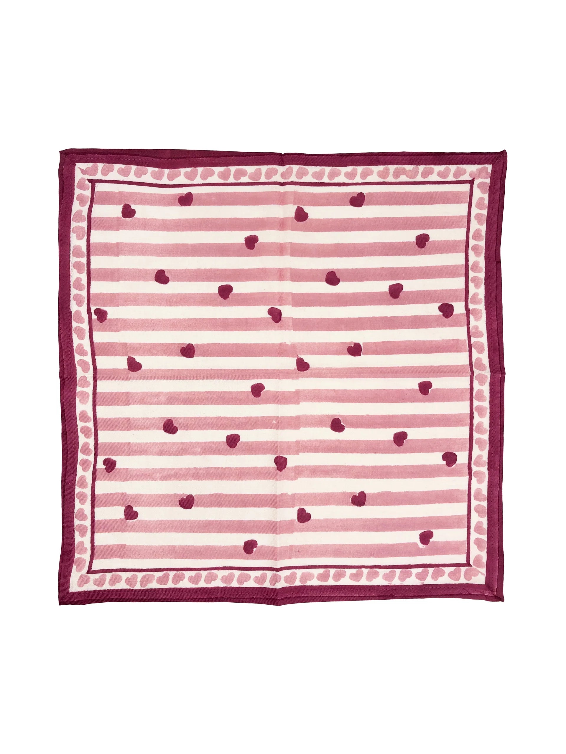 Grand Foulard Rose
