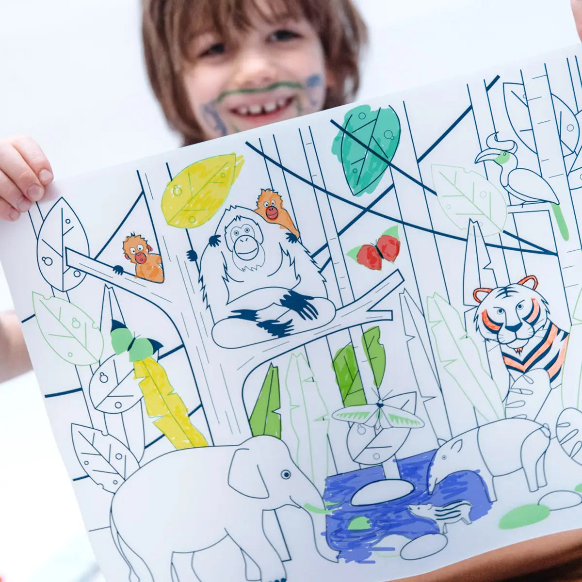 Coloriage en Silicone Jungle