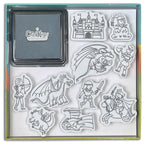 Personnages à tamponner : Chevaliers et dragons