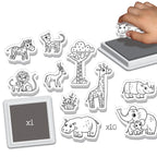 Personnages à tamponner : Ma petite savane