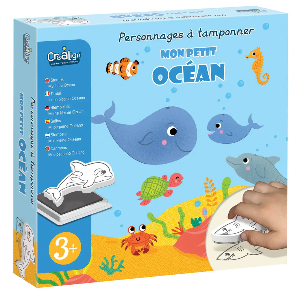 Personnages à tamponner : Mon petit océan