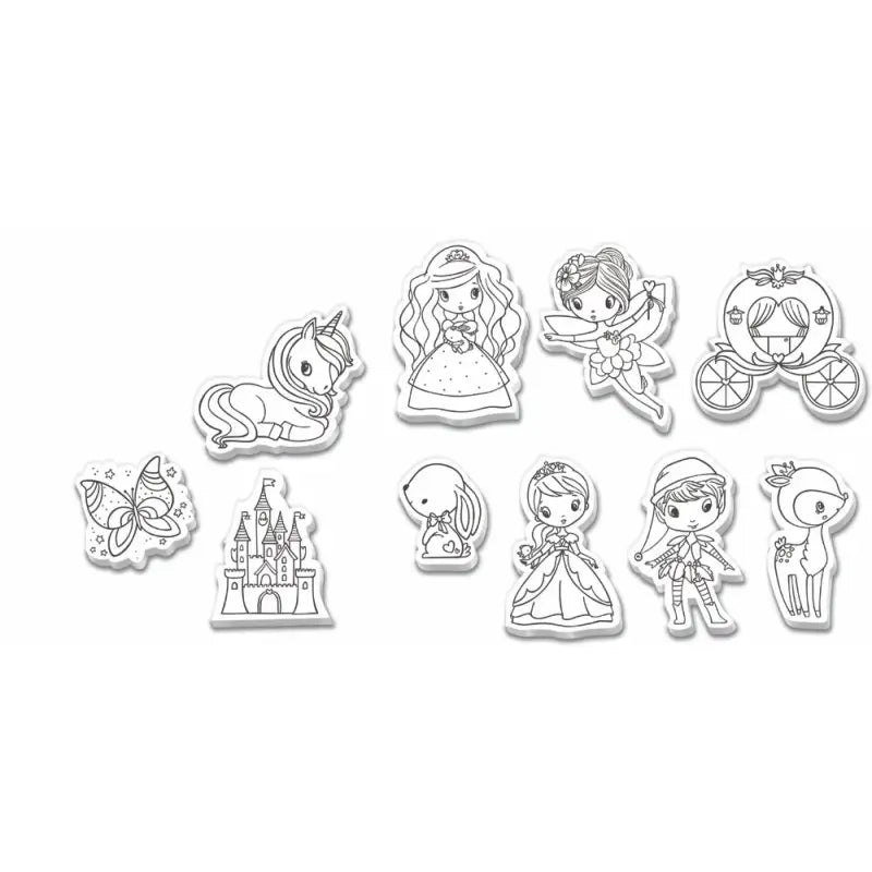 Personnages à tamponner : Princesses et fées