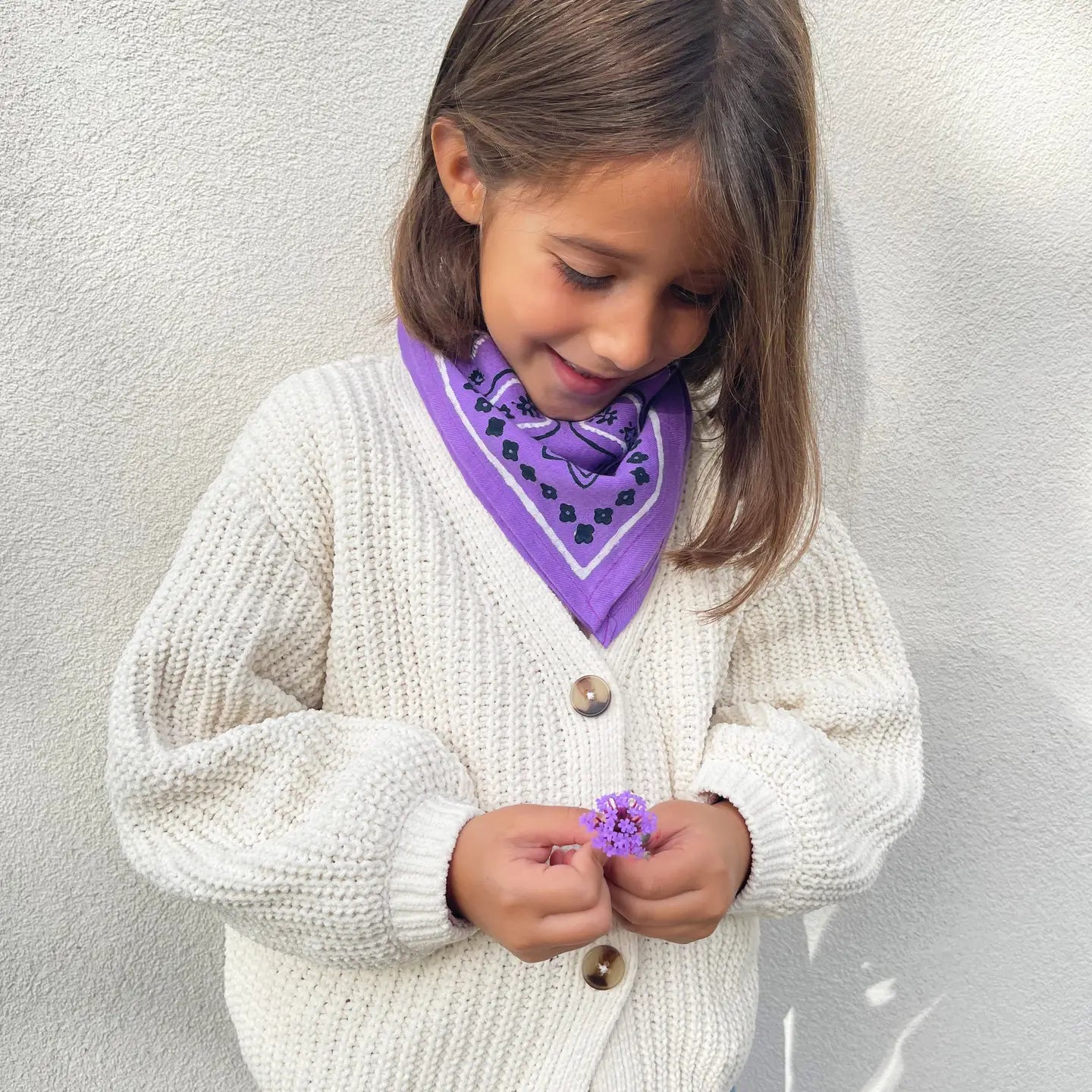 Petit foulard Violet