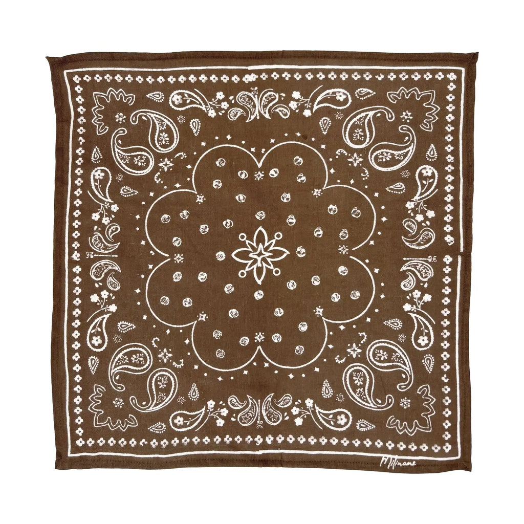 Grand foulard Marron