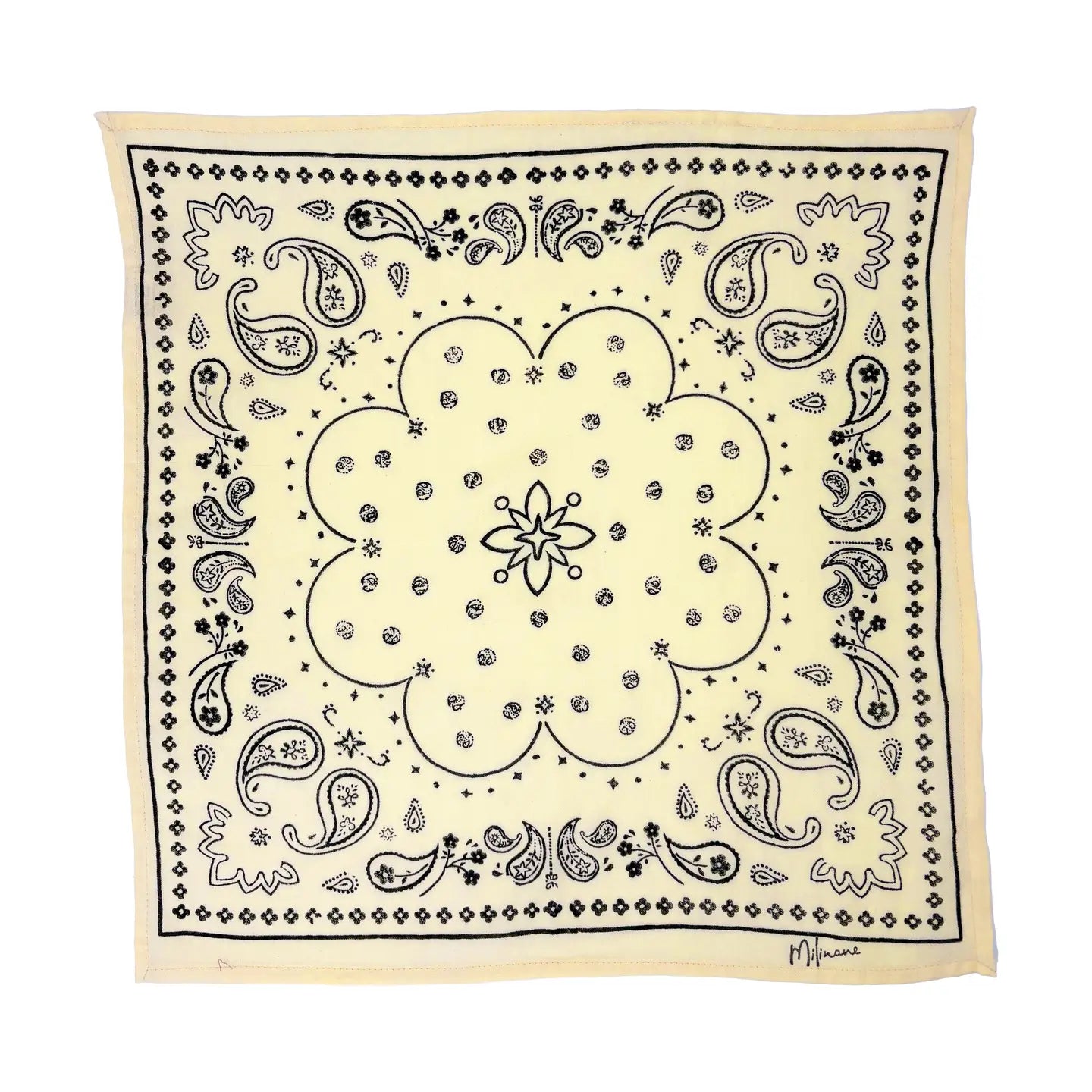 Grand foulard Vanille