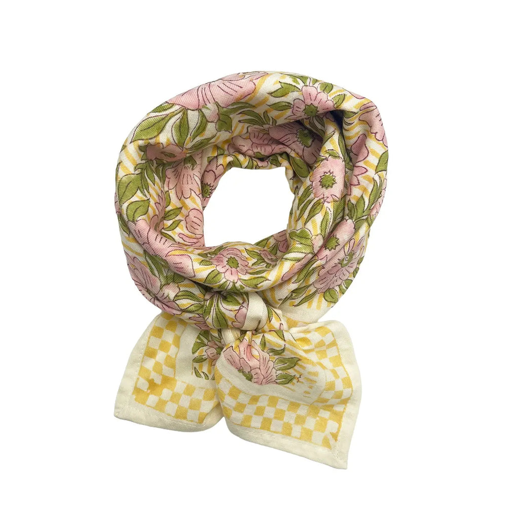 Grand foulard Pivoine