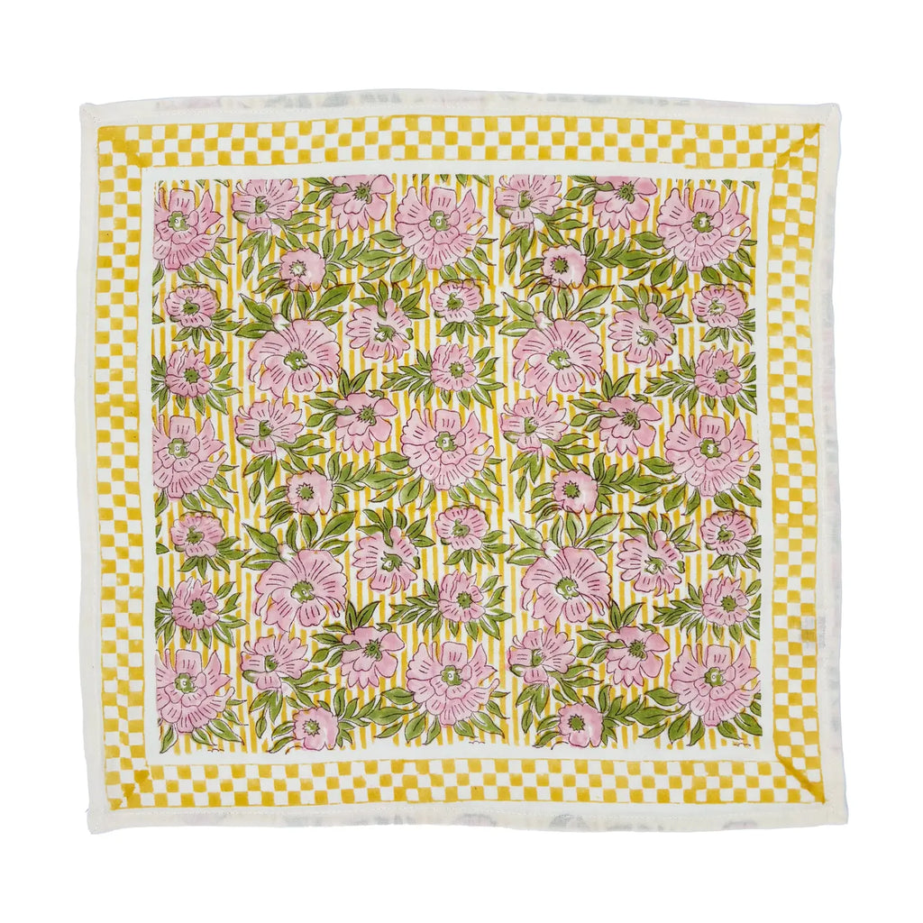 Grand foulard Pivoine