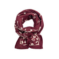 Grand foulard Grenat