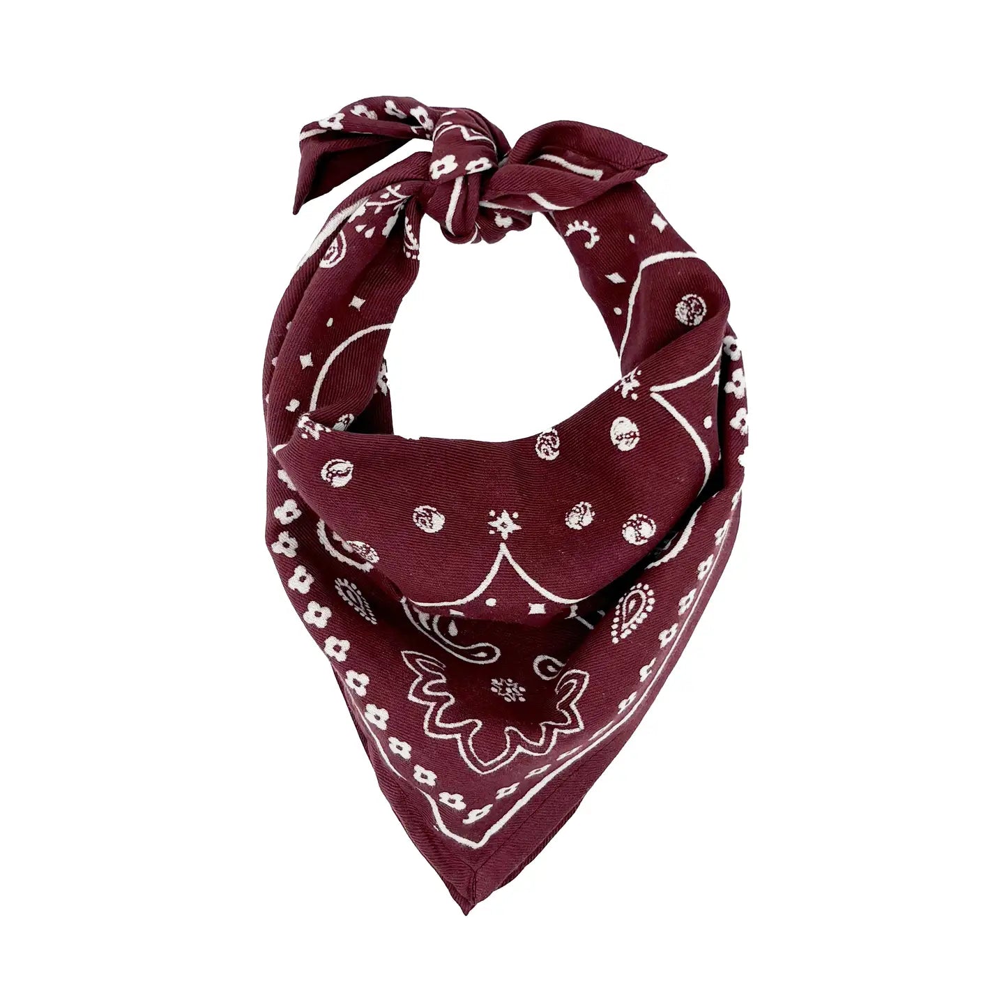 Petit foulard Grenat