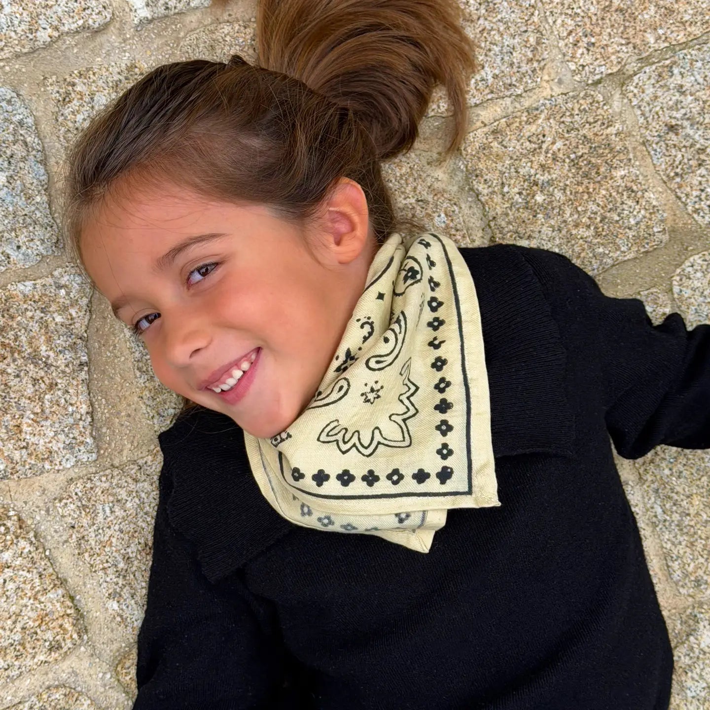 Petit foulard Vanille
