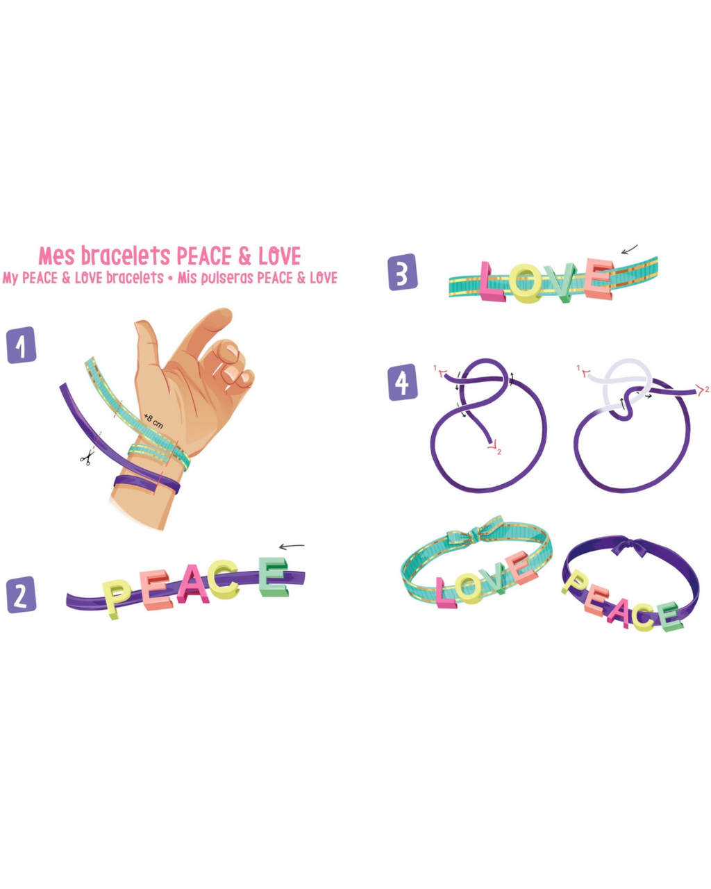 Mes Bracelets Peace & love