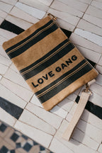 Pochette Kira Love gang camel