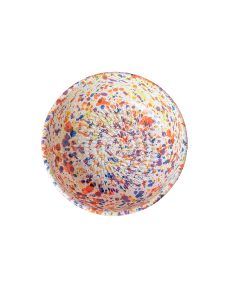 Assiette râpe-ail en céramique - Moyenne Multicolore Carnaval