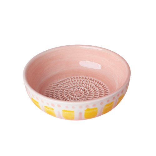 Bol râpe-ail en poterie vintage Valentina