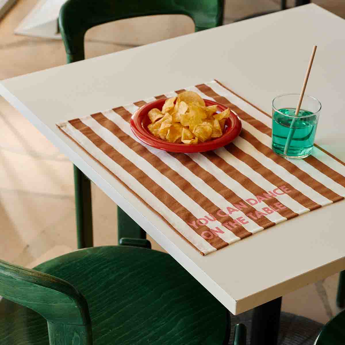 Set de table Jeannette Rayures You can dance on the table