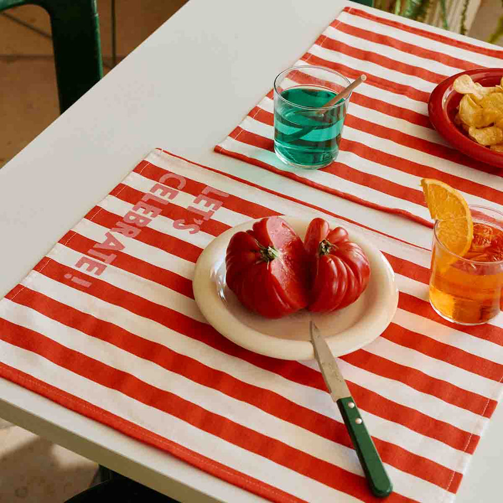 Set de table Jeannette Rayures Let's celebrate