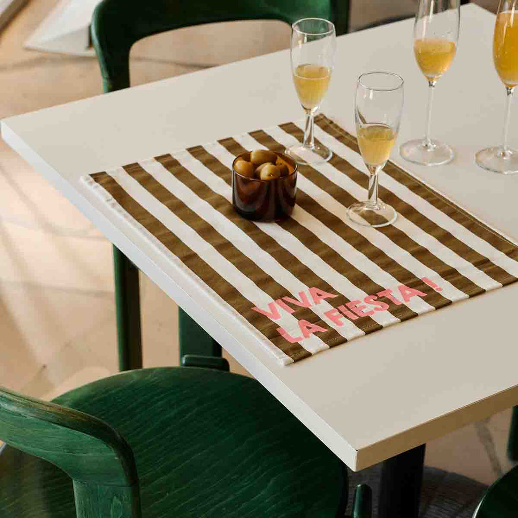 Set de table Jeannette Rayures Viva la festia